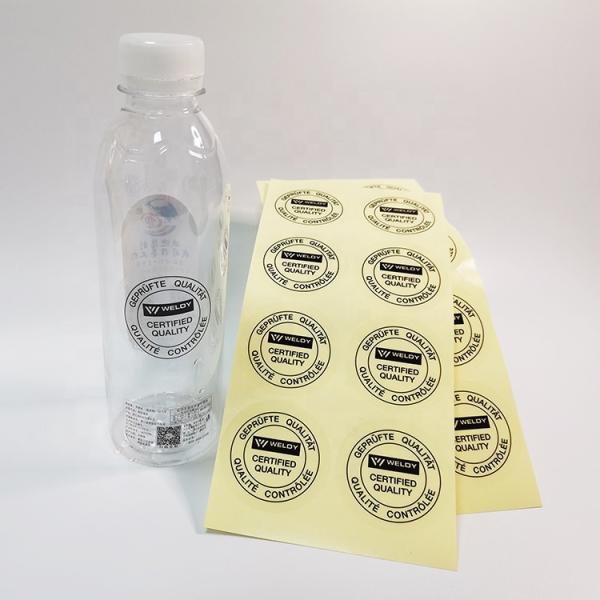 Buy Custom Adhesive Label Stickers With Matte / Glossy / Laminated / Embossed / Foil Stamping Finishing at wholesale prices