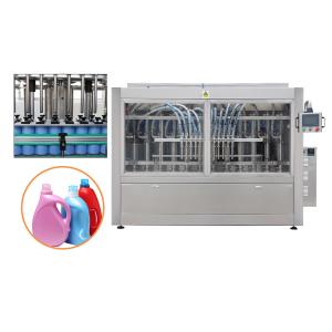 China Automatic Linear Plastic Pet Spray Bottle Chemical Liquid Piston Pump Filling Machine with PLC Control on sale