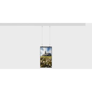 Hanging Shop Window Screen 55 inch 65 Inch Window Advertising Screen