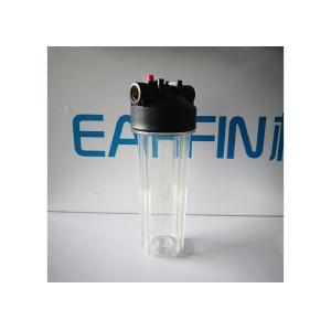 10'' plastic clear water filter housings with 3/4'' inlet/outlet port