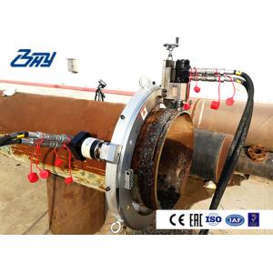 Hydraulic Split Frame O.D. Mount Pipe Cutting Beveling Machine For Onsite