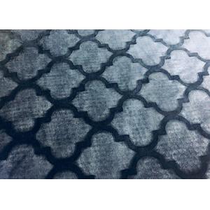 310GSM Embossed Velvet Fabric / Sofa Polyester Velvet Upholstery Fabric -Dark