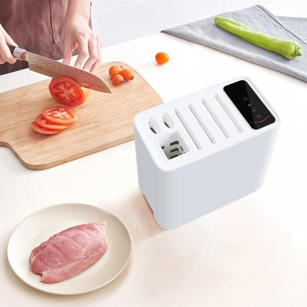 Buy Intelligent Kitchen Disinfection Knife Holder Block With Sharpener Sterilizing at wholesale prices