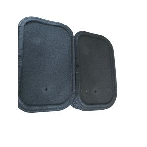 Black Rubber Grounding Mat Anti Slip Anti Static Custom Size Rubber Mats