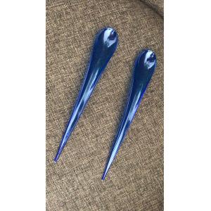 Creative plastic drop style ice cream spoons