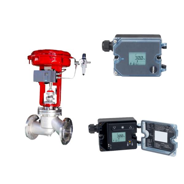 Control Valve With Samson 3725 Electro-Pneumatic Positioner With Its Easy Self