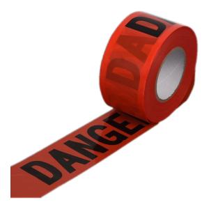Plastic Barrier Tape PE Coulorful Non-adhesive Waterproof Material Warning Tape
