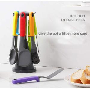 Ergonomic Nylon Kitchen Utensil Sets 7pcs With TPR Handles