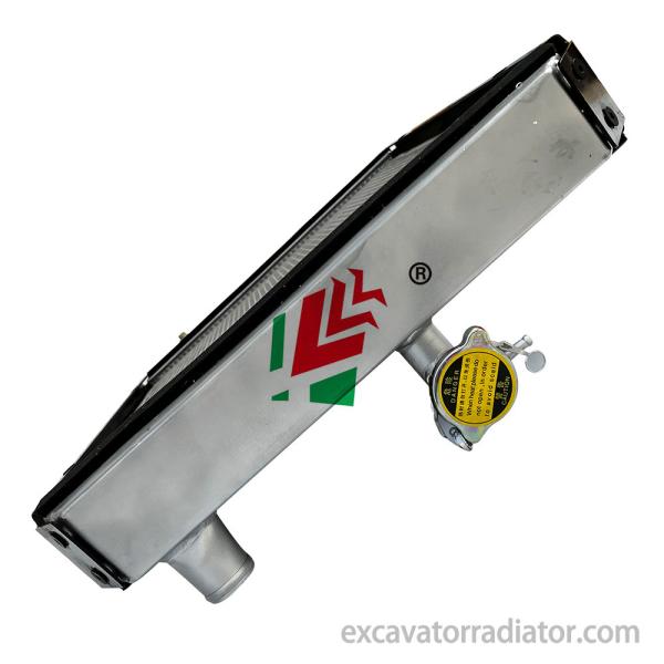 Jianghuai JAC1024 Bus Radiator Cooler Assembly Aluminum Passenger Car Engine Cooling System Water Tank Silver Color