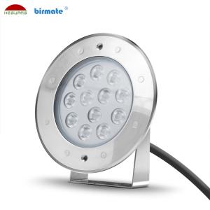 DMX512 Control 9 Watt Underwater Led Pond Lights , Color Changing Led Pool