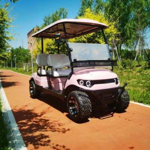Golf Course 4 Seater Golf Cart with Canopy Roof 150kg Cargo Capacity and 80-120km Driving Range