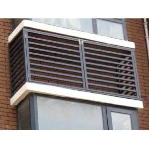 Architectural Balcony Aluminum Louvers Custom Aluminum Alloy Blind