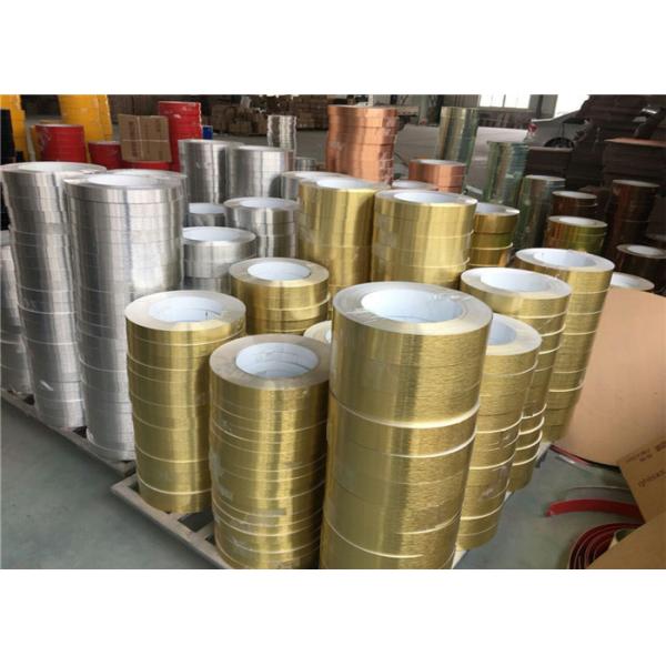 Buy Customized Thickness Polished Aluminum Strips High Temperature Resistance Coil Shape at wholesale prices