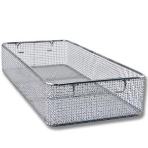 Medical Surgical Rigid Sterilization Containers , Stainless Steel Wire Mesh