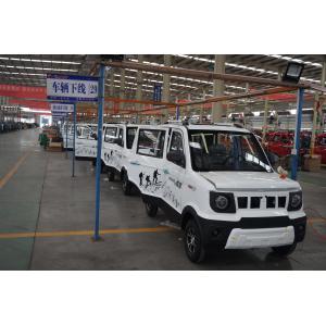 Air Conditioner 4 Wheel 100AH Electric Passenger Tricycle