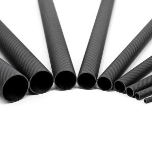 High Strength Carbon Fiber Tube Twill Weave 1/2" ID X 5/8" OD X 6 Ft. Long