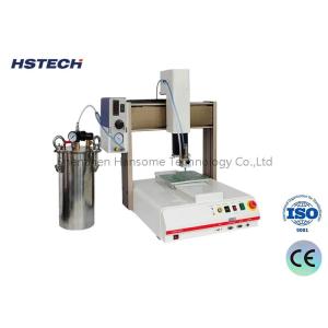 China Automatic LED Bulb Glue Dispensing Machine Industrial PLC Touch Screen Control on sale China Automatic LED Bulb Glue Dispensing Machine Industrial PLC Touch Screen Control on sale