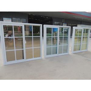 PVC Upvc Vinyl Plastic Sliding Windows Energy Saving and Environmental