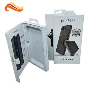 Phone case packing box with hanger / magnet electronics packaging box/ packaging