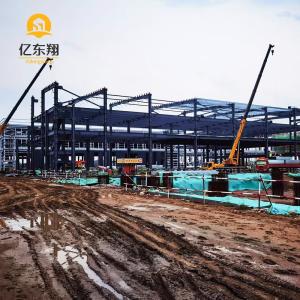 Industrial Prefabricated Steel Structure Building Fireproof 15m - 36m Span