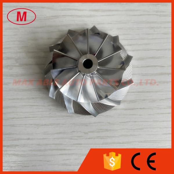 CT10 40.60/55.69mm 17201-0L020HF 11+0 blades turbo milling/aluminum 2618/billet compressor wheel FOR Upgrade 17201-0L020