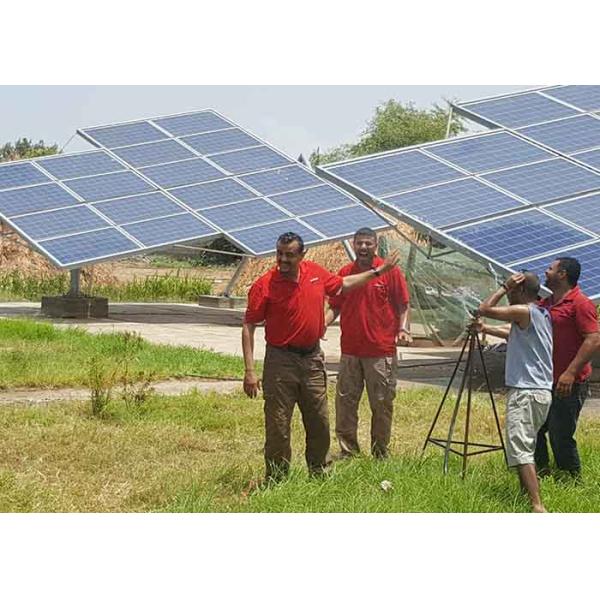 Hybrid MPPT Solar Pump Inverter for Driving 10HP Three Phase Pump