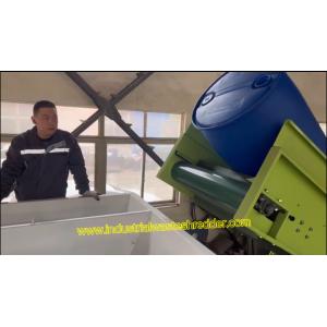 China High Efficiency Plastic Drum Shredder Machine on sale