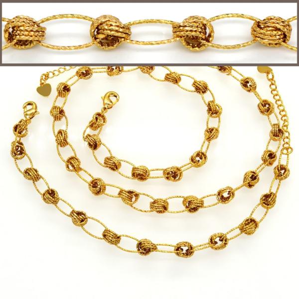 18K Real Gold Plated Big Size Chunky Link Chain Women/ Men Necklaces & bangle Fashion
