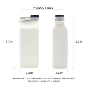 OEM 500ml BPA Free Collapsible Silicone Milk Bottle