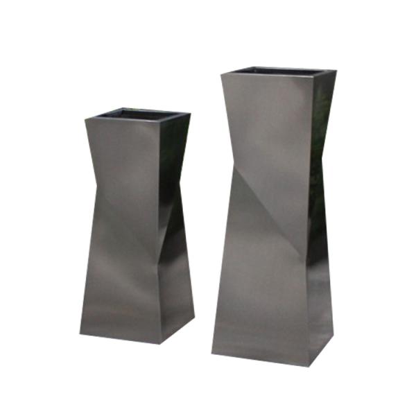 Garden stainless steel irregular planters and flower pots