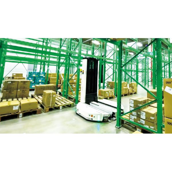 Very Narrow Aisle Fork-type Autonomous Mobile Robot