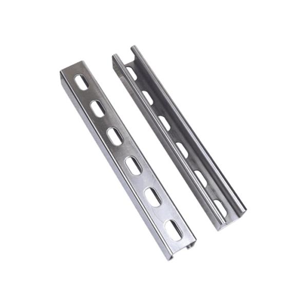 Buy Wall Mounted Adjustable Metal Shelving Accessories Double Slotted Standard at wholesale prices