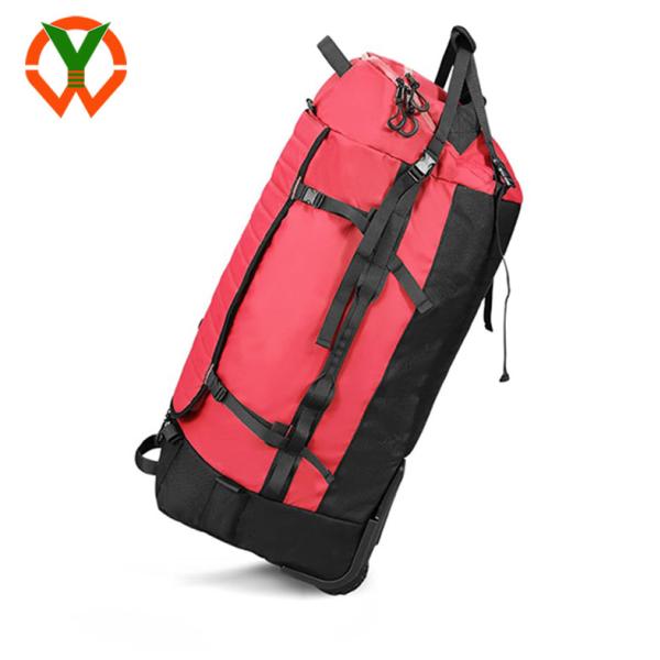 Buy Large 86L Waterproof Wheeled Duffel Bag Foldable Travel Bag Design for Convenient Travel at wholesale prices