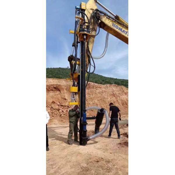 Crawler Excavator Rock Drill Attachment Color Customized OEM Available