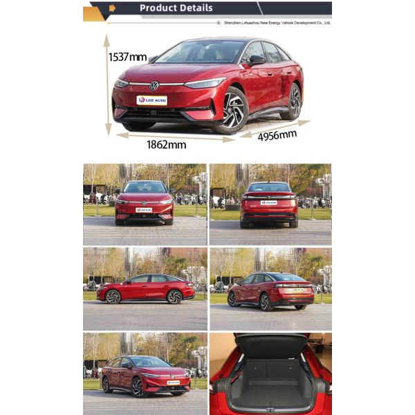 The 2024 Volkswagen ID7 A Sports Sedan with 150kW Maximum Power and 155km/h Max Speed