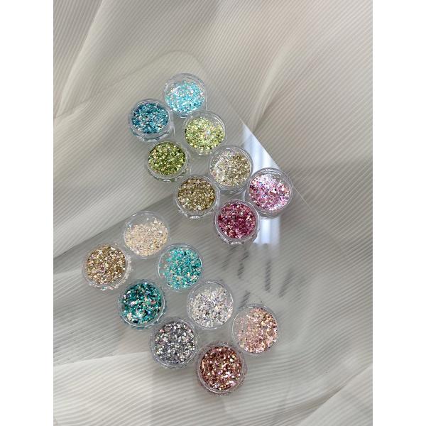 Nail glitters bright Nail polish Fantasy color Spring sequins Aurora nail sequins