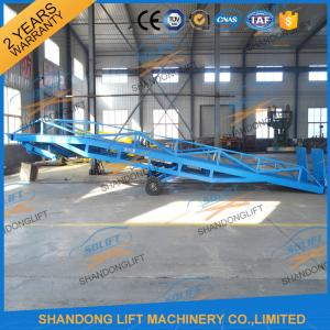 6T-15T Adjustable Warehouse Loading Ramp Mobile Container Yard Ramp CE SGS TUV
