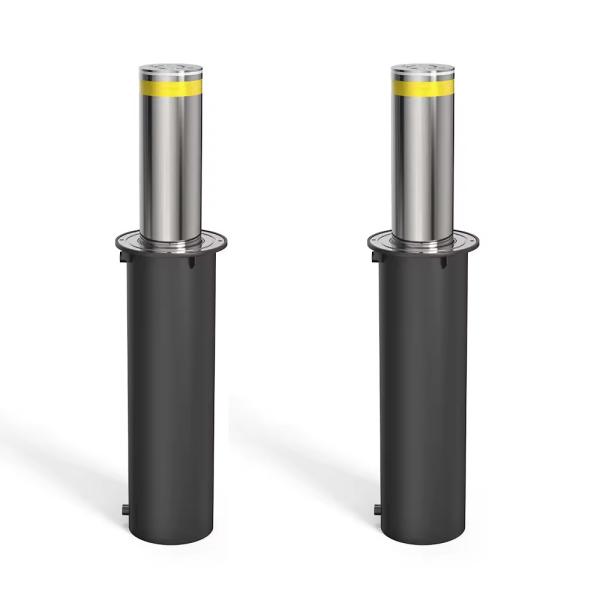 Buy Stainless Steel Driveway Residential Rising Security Bollards Retractable Hydraulic at wholesale prices