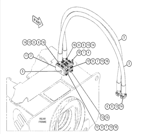 3989290 398-9290 Hose For Truck Spare Parts 745 740 735C 745C 745C