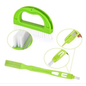 14cm Ergonomic Tile Scrubber Brush Set 6pcs With Nylon Bristle