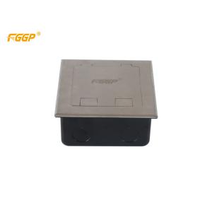 Waterproof Electrical Raised Floor Box Systems Under Floor Flush Outlet Box For