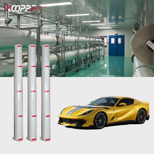 Buy Clear Gloss Car Wrap TPU Polycaprolactone Film Self Healing at wholesale prices