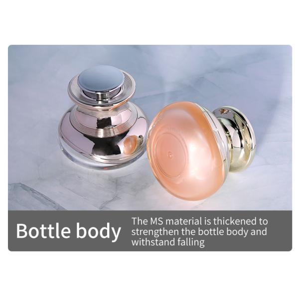 30g Round Plastic Vibration Cream Bottle with Golden Skin Care Cream and Infrared Electric Massage