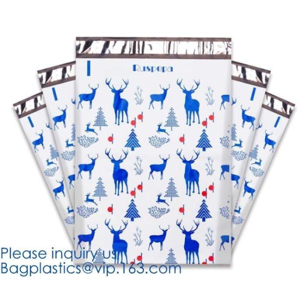 Buy 100% Biodegradable compostable plastic express courier custom eco bio mailers mailing bag with die cut handles bagease at wholesale prices