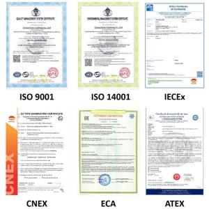 Flange Mount Explosion Proof High Bay ATEX IECEx RoHS Certified For Hazardous