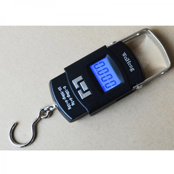 Tare Function LCD Digital Luggage Scale With Over Load Indication