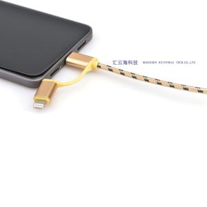 Abrasion Resistant Cotton Braided Sleeving Recharge Power Cable Jacket Sleeve