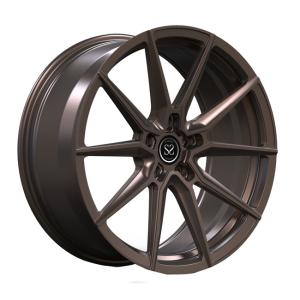 China Dark Bronze Discs 1 Piece Wheels 19inch For Audi S4 Monoblock Forged Luxury Rims on sale