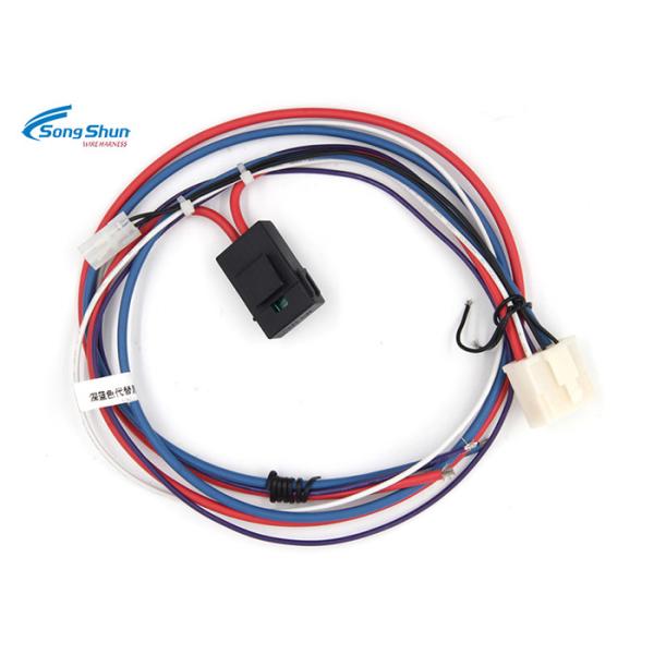 Bare Copper Electrical Harness Assembly 6Pin - AMP 4.14mm Connector 2Pin 5A Fuse