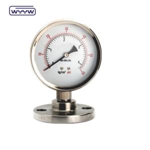 all stainless steel diaphragm seal pressure gauge manometer